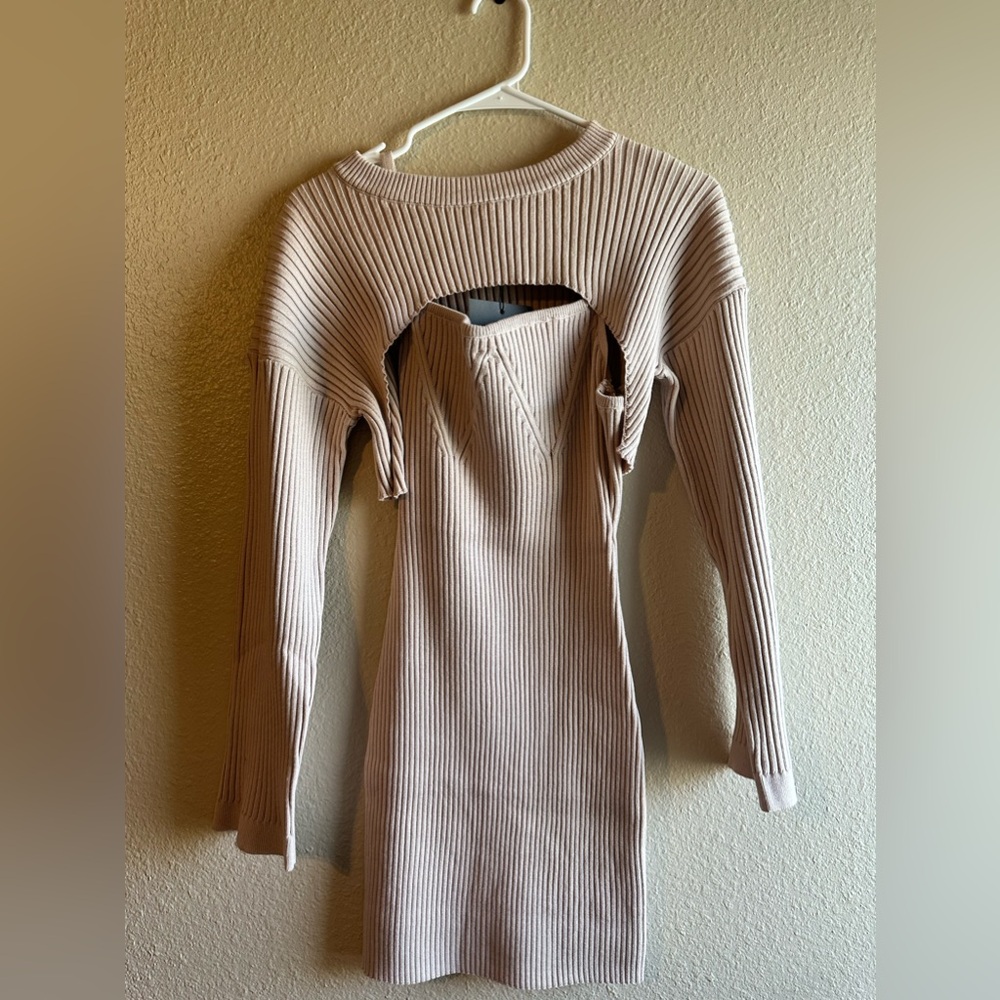 Mini sweater dress